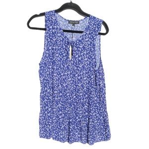 Rose & Thyme sleeveless boho blouse size large